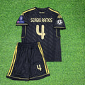 Sergio Ramos Real Madrid 2011-2012 Kinder Retro Trikot Fußballshirt