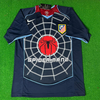 Koke #6 Atletico Madrid SpiderMan Retro Football Jersey