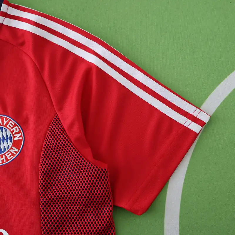 Bayern München 02/03 Saison Heim Rot Retro Trikot Fußballtrikot