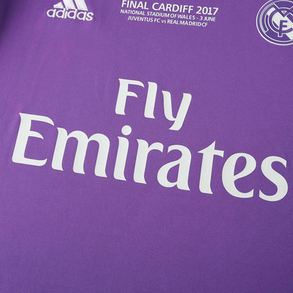 Real Madrid C.F. 2016-2017 Season Away Retro Football Jersey Trikot Maillot