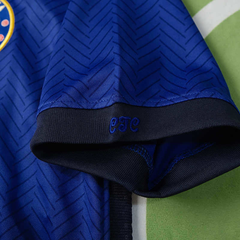 Chelsea 2020-2021 Season Home Blue Retro  Football Jersey Trikot Maillot