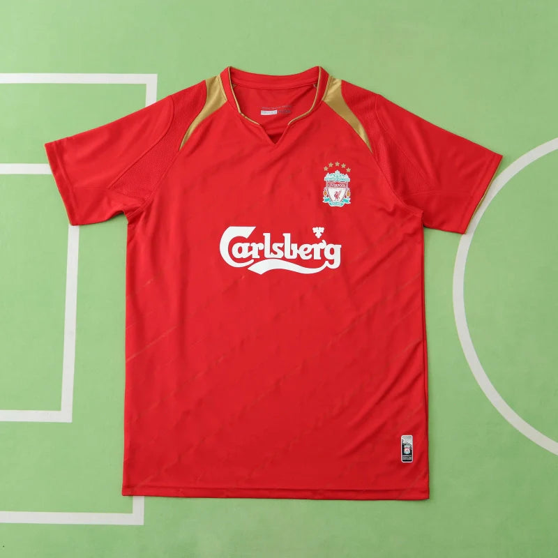 Liverpool 2005 Retro Auswärts Trikot Weiß