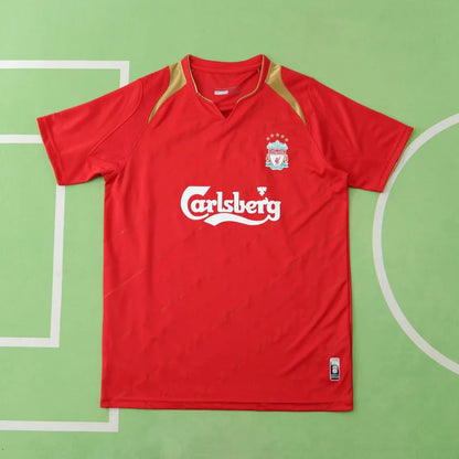 Liverpool 2005 Retro Auswärts Trikot Weiß