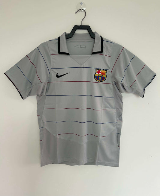 FC Barcelona 2003-2004 Season Away Retro Football Jersey Trikot Maillot