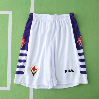 ACF Fiorentina 1998-1999 Season Retro Kids Away Football Jersey Trikot Maillot