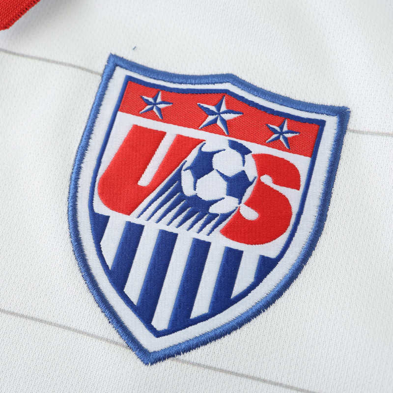 USA 2014 World Cup Retro White Jersey Trikot Soccer Shirt