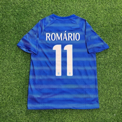 Romario #11 Brazil  Retro Blue Jersey Trikot
