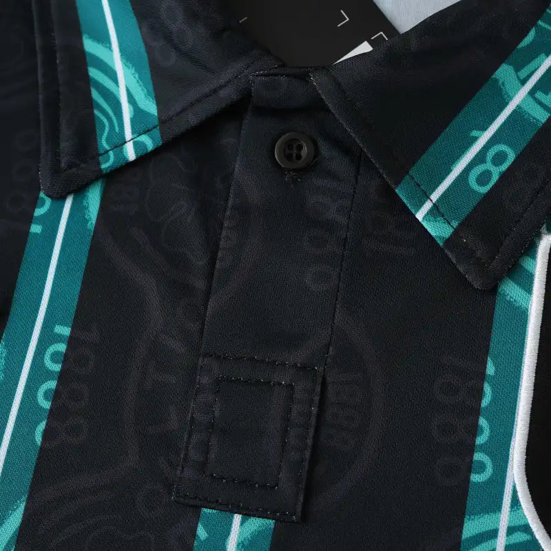 Celtic F.C 92/93 Season Black Away Retro Jersey Trikot Soccer Shirt