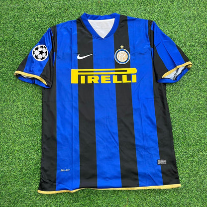 Patrick Vieira #14 Inter Mailand 2008-09 Retro-Fußballtrikot-Set