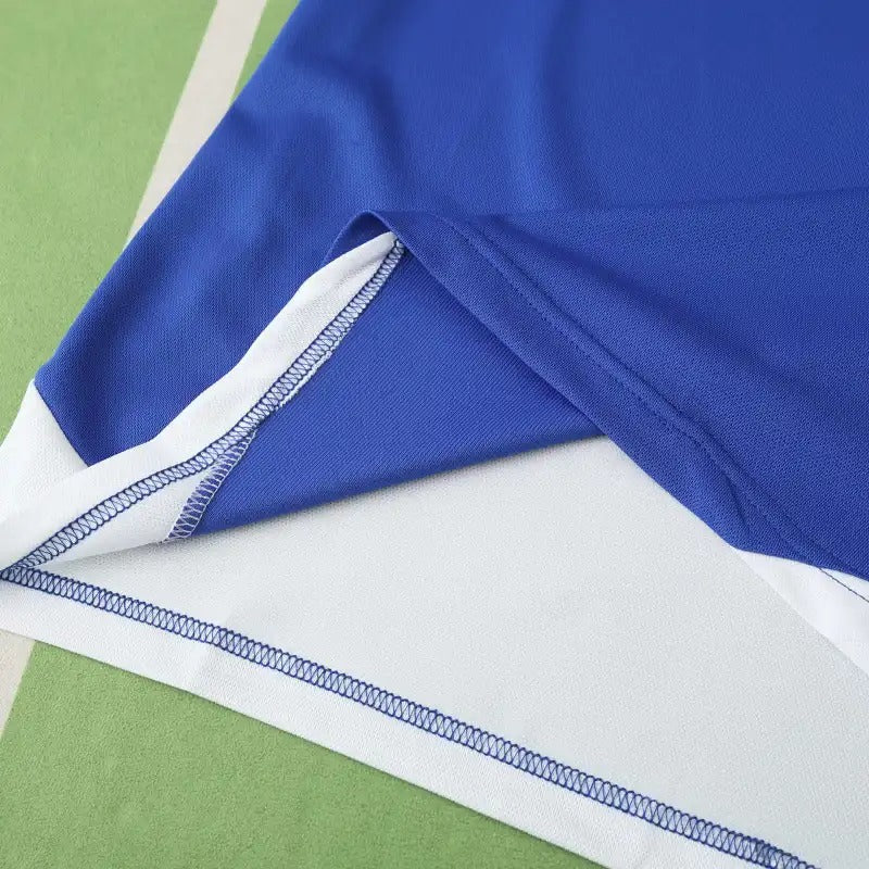 Angelos Charisteas Griechenland EM 2004 Finale Blaues Retro Heimtrikot Fußballtrikot