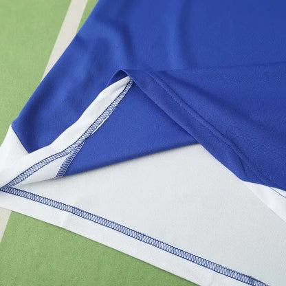 Greece EURO 2004 Final Blue Retro Home Kit Jersey Soccer Shirt
