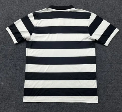 Juventus Short Sleeve Fourth Away Black and White Jersey