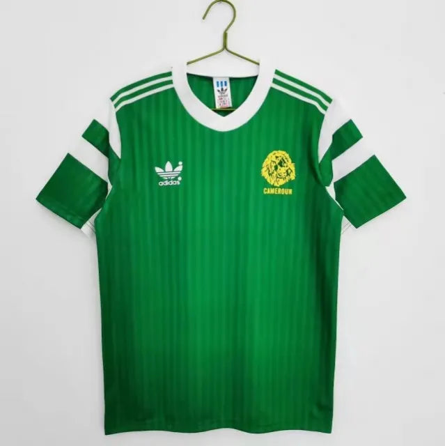 Kamerun 1990 Retro-Fußballtrikot der Weltmeisterschaft