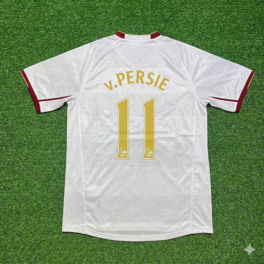 Maillot rétro blanc extérieur Arsenal 2004-2005 Robin van Persie n° 11