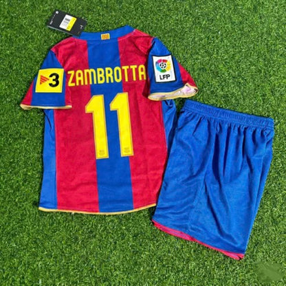 Maillot de football rétro ENFANT Gianluca Zambrotta 11 - FC Barcelone 2007/2008
