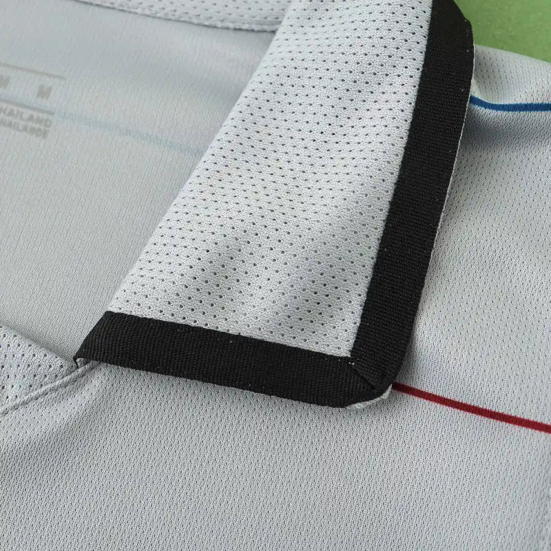 FC Barcelona 03/04 Season Away Long Sleeved Gray Retro Jersey Trikot Soccer Shirt