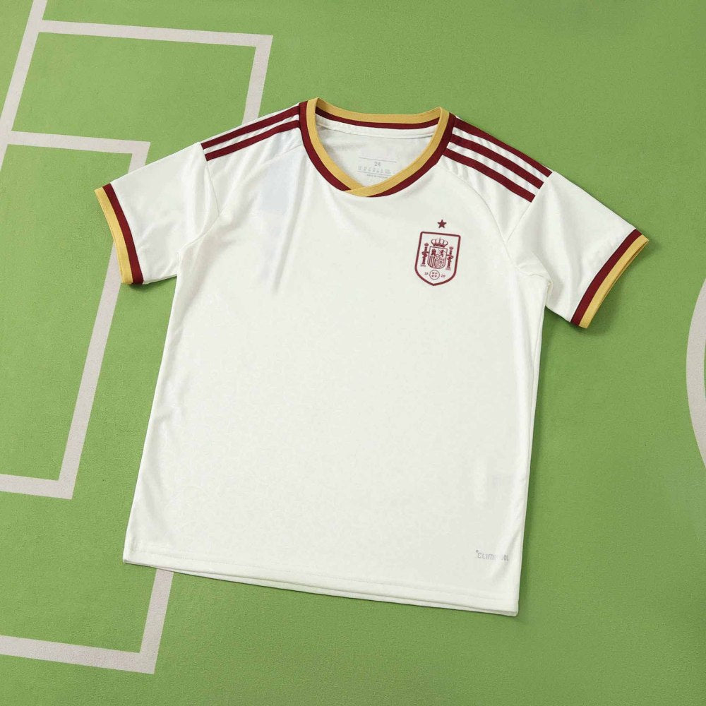 Spain 2026 World Cup Away Kids Kit Football Jersey