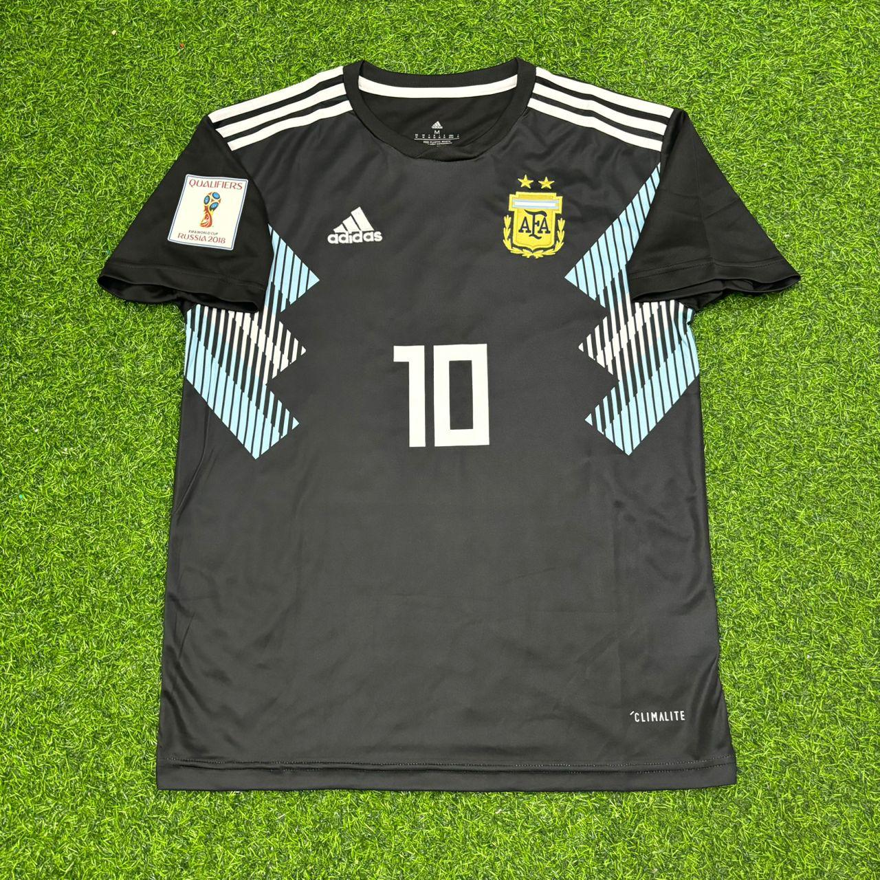 Diego Armando Maradona Argentinien Schwarzes Retro-Fußballtrikot