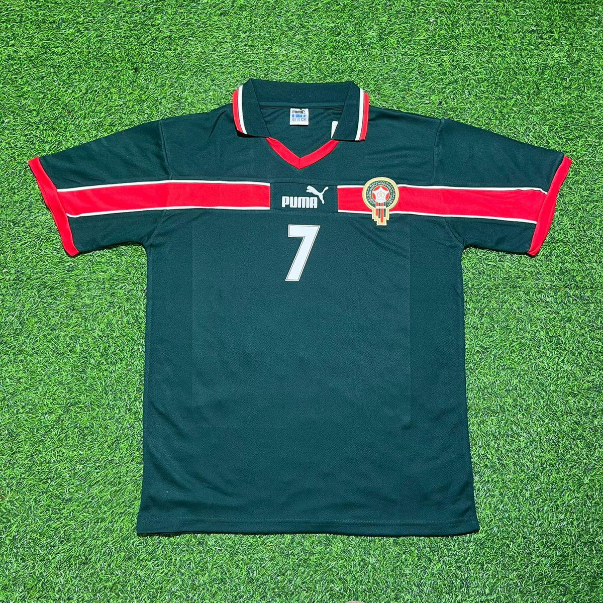 Maillot de football rétro domicile Mohamed Timoumi Maroc