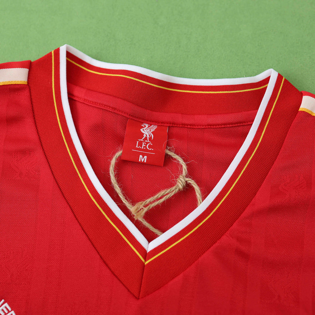 Liverpool 1985-1986 Season Home Red Retro Football Jersey Trikot Maillot
