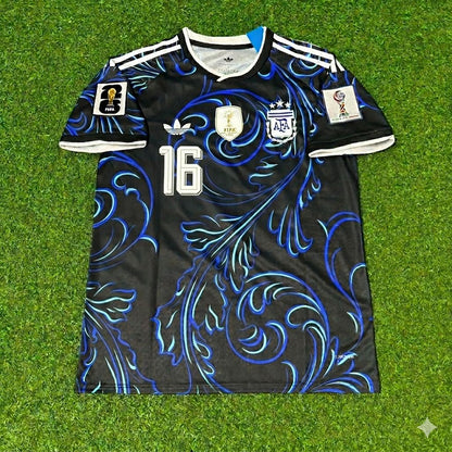 Thiago Almada #16 Argentinien 2026 WM Neues Saison Fußballtrikot-Set