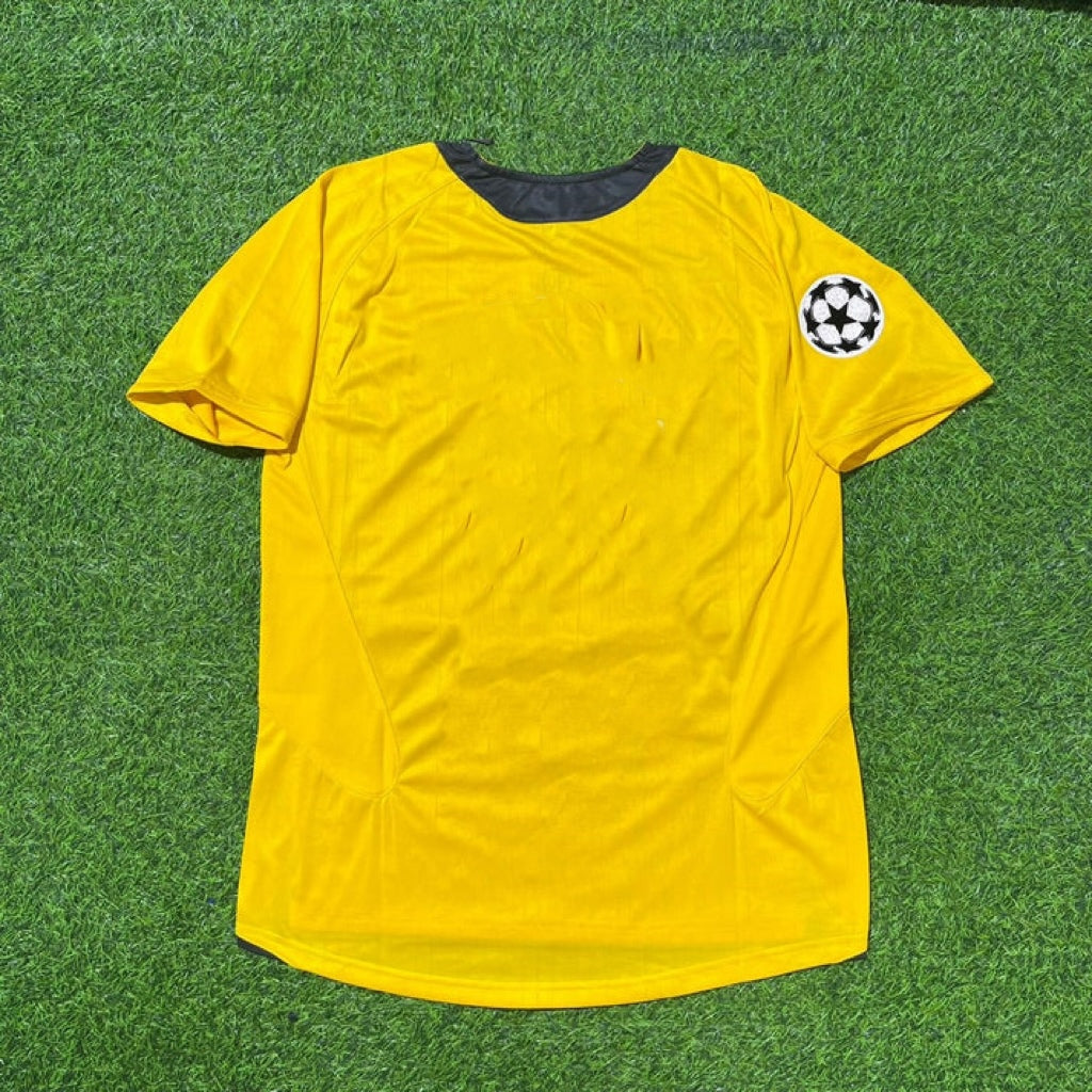 Maillot rétro jaune Arsenal 2005/06