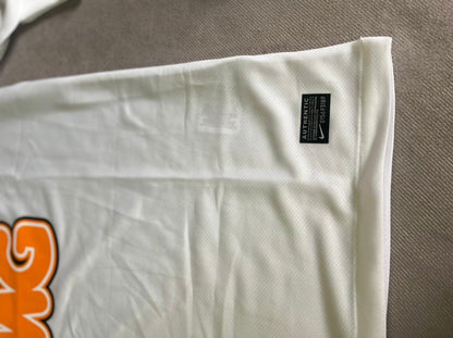 Neymar Jr Santos FC Retro Langarm-Fußballtrikot Weiß