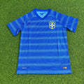 Brazil 2014 Blue Retro Football Jersey