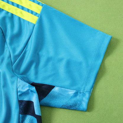 Camiseta de fútbol especial azul de portero de España para el Mundial 2026