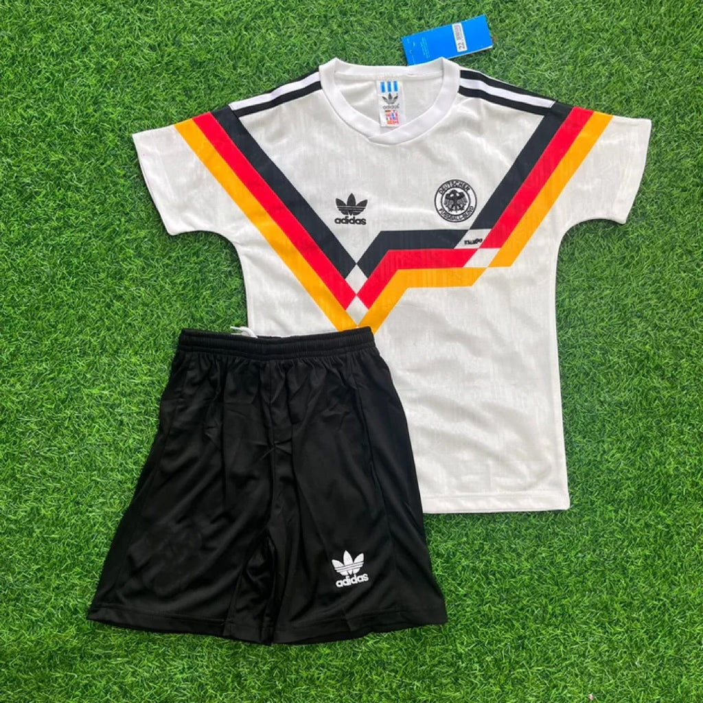Stefan Reuter 2 - Deutschland Retro Kinder Trikot WM 1990 Fußballtrikot