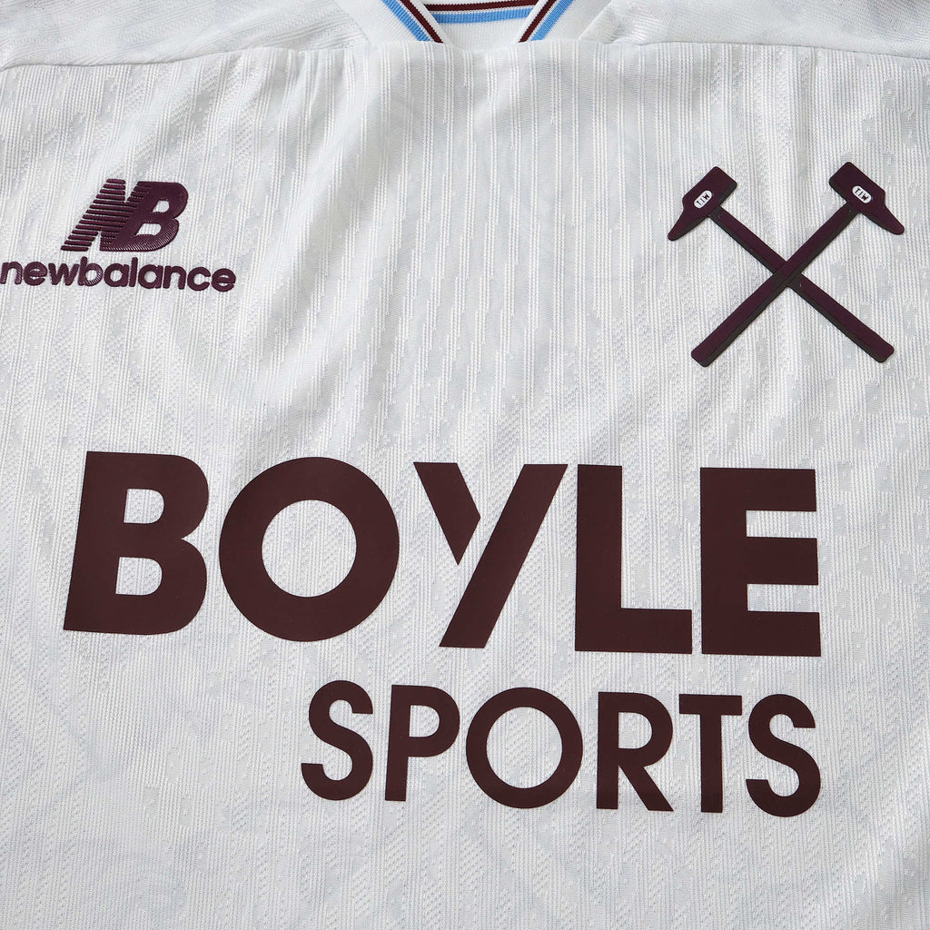 West Ham United 2026-2027 Season Away White Football Jersey Trikot Maillot