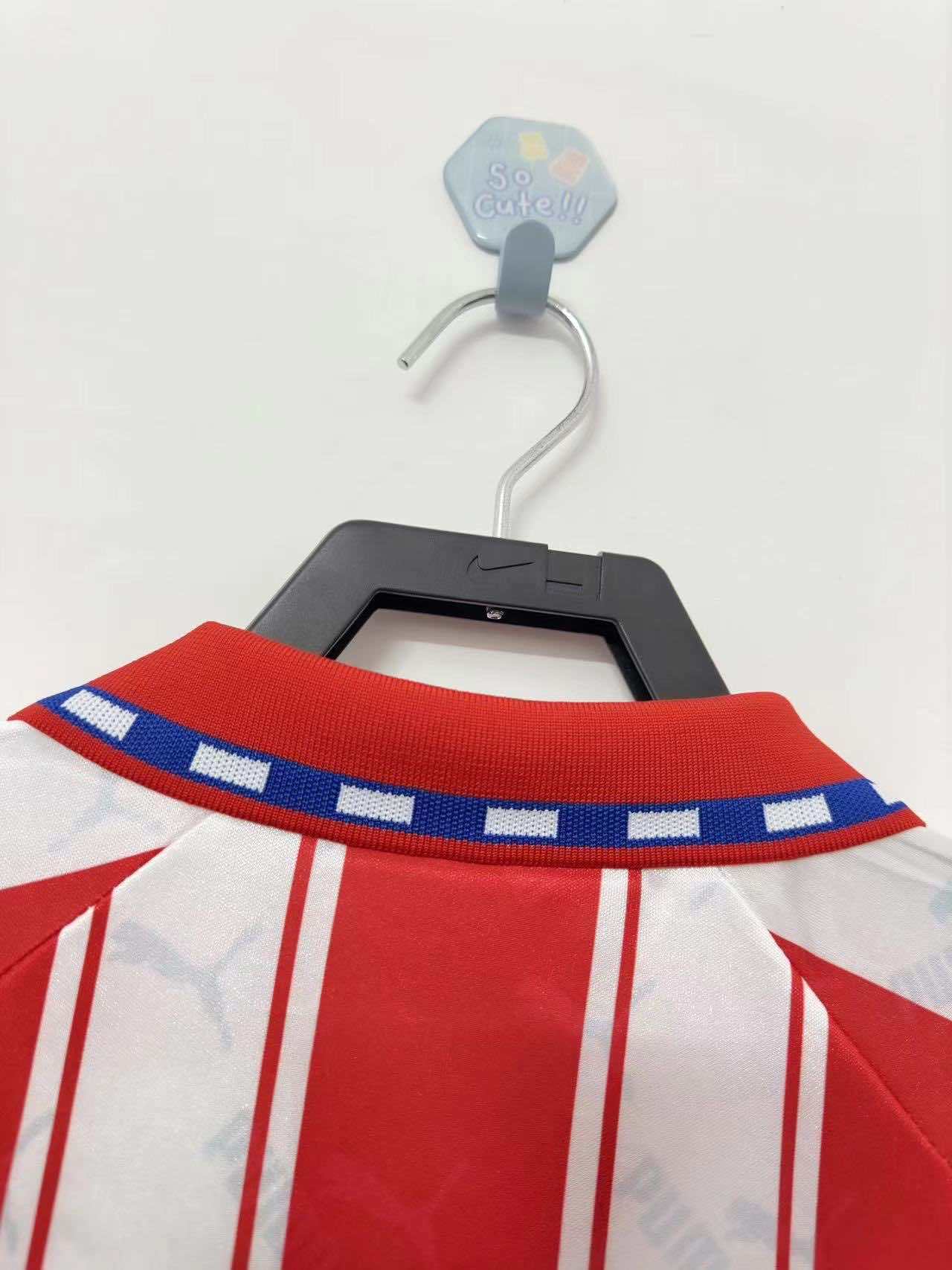 Atlético de Madrid 1994-1995 Season Home Retro Football Jersey Trikot Maillot