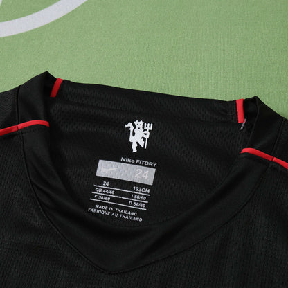 Manchester United F.C. 2007-2008 Season Away Retro Kids Long Sleeve Home Football Jersey Trikot Maillot