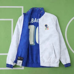 Italy 1994 Retro Both Sides Baggio Football Windbreaker Windjacke