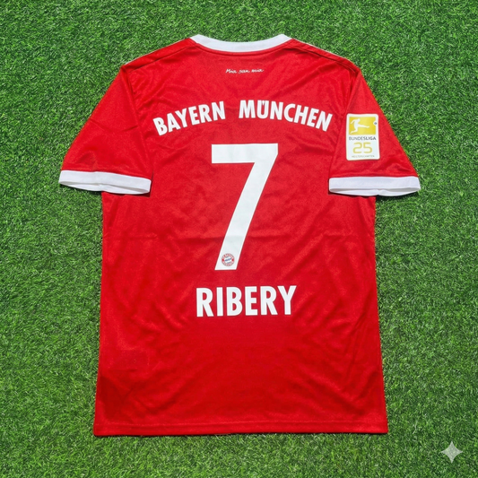 Bayern Munich 2017/18 Home Retro Jersey – Franck Ribery