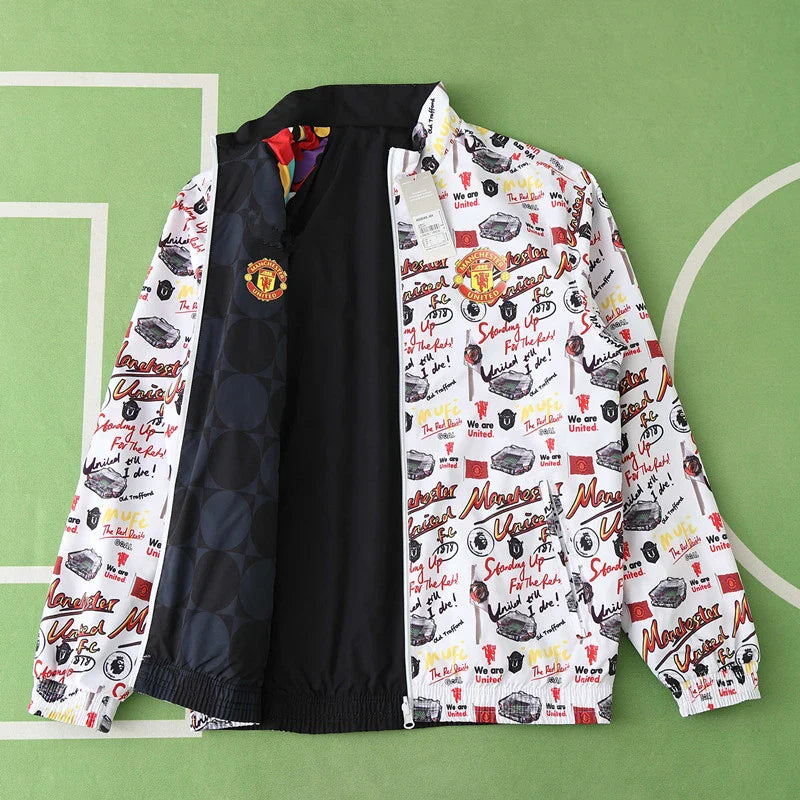 Manchester United F.C. Wende-Windbreaker – Wendbare Jacke