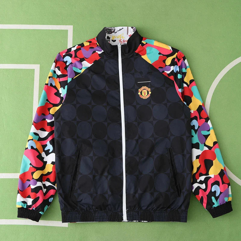 Manchester United F.C. Wende-Windbreaker – Wendbare Jacke