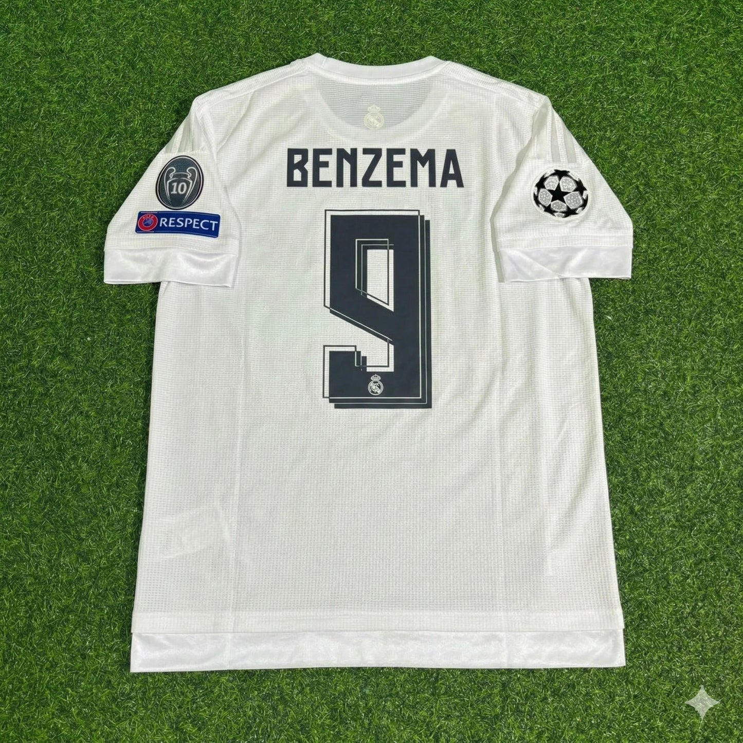Karim Benzema Real Madrid 2016 Champions League Final Football Jersey Kit
