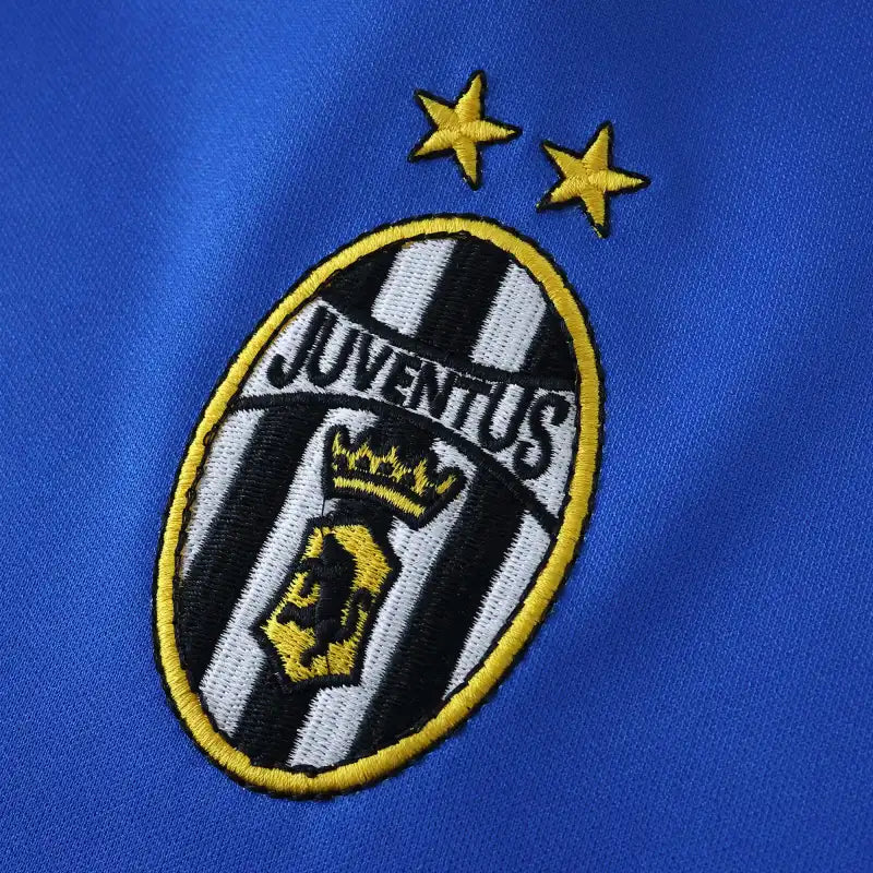Juventus FC 99/00 Season Away Blue Retro Jersey Trikot Soccer Shirt