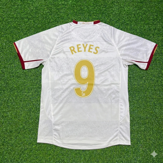 Maillot rétro blanc extérieur Arsenal 2004 2005 Jose Antonio Reyes n° 9