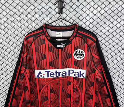 Eintracht Frankfurt 1995/96 Saison Langarm Heim Retro Trikot