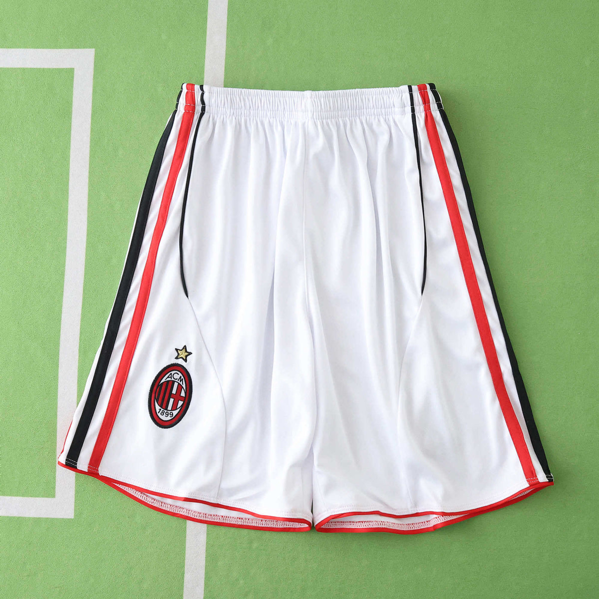 A.C. Milan 2006-2007 Season Retro Away White Kids Football Jersey Trikot Maillot
