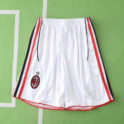 A.C. Milan 2006-2007 Season Retro Away White Kids Football Jersey Trikot Maillot