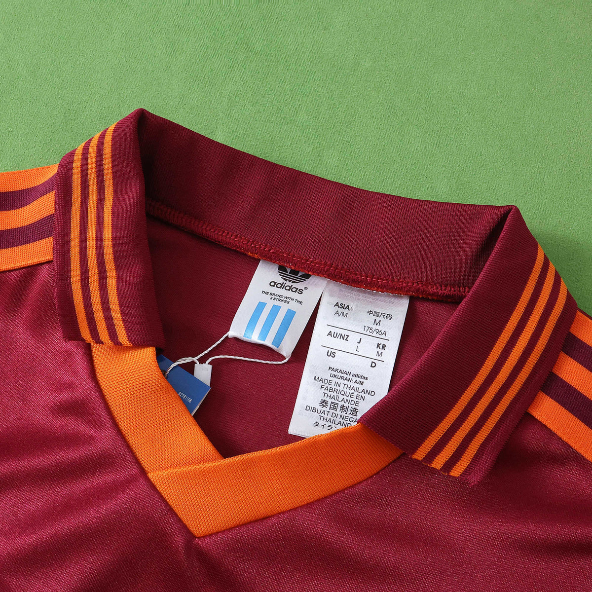 A.S Roma 1992-1993 Season Red Retro Home Football Jersey Trikot Maillot