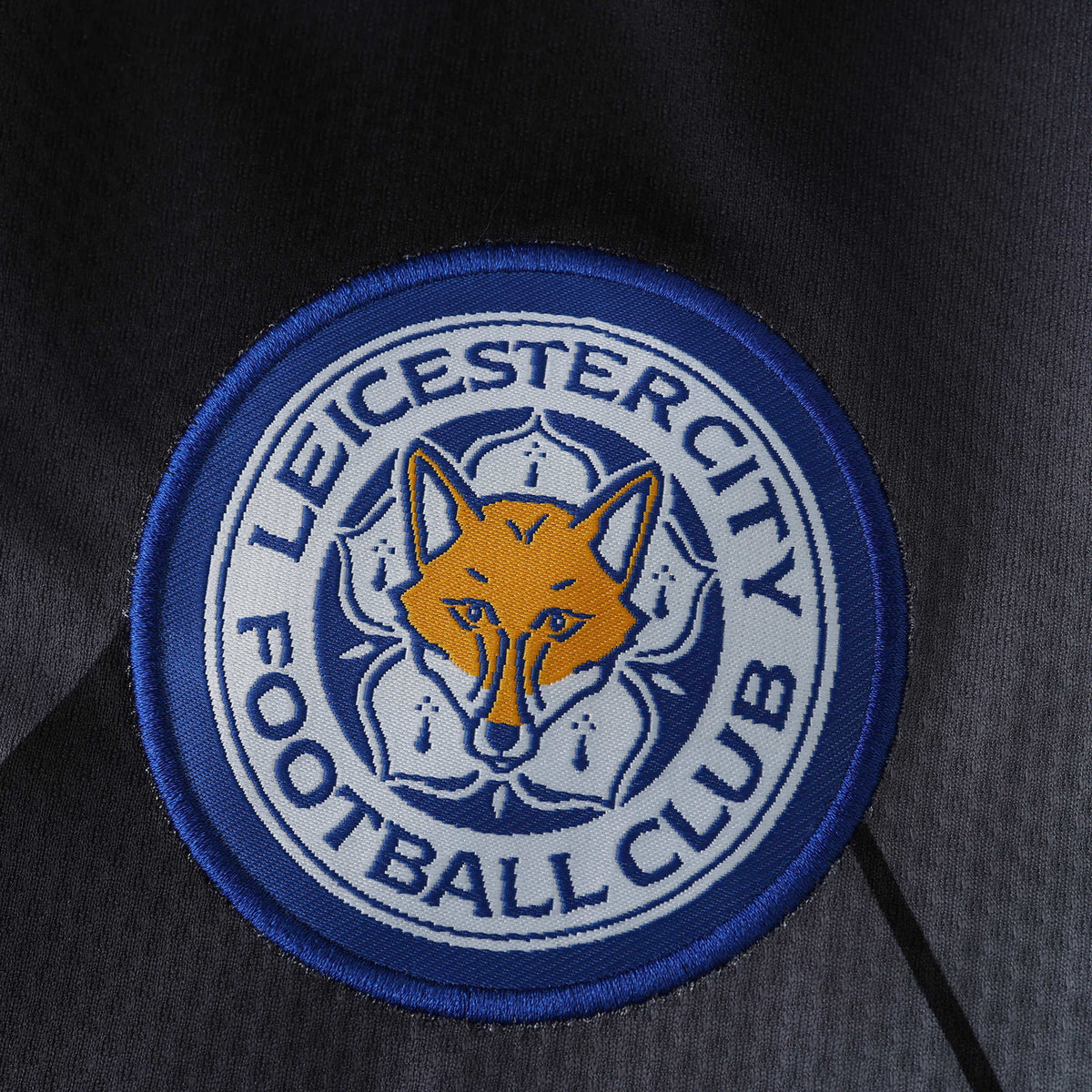 Leicester City 2015-2016 Season Away Retro Black Football Jersey Trikot Maillot