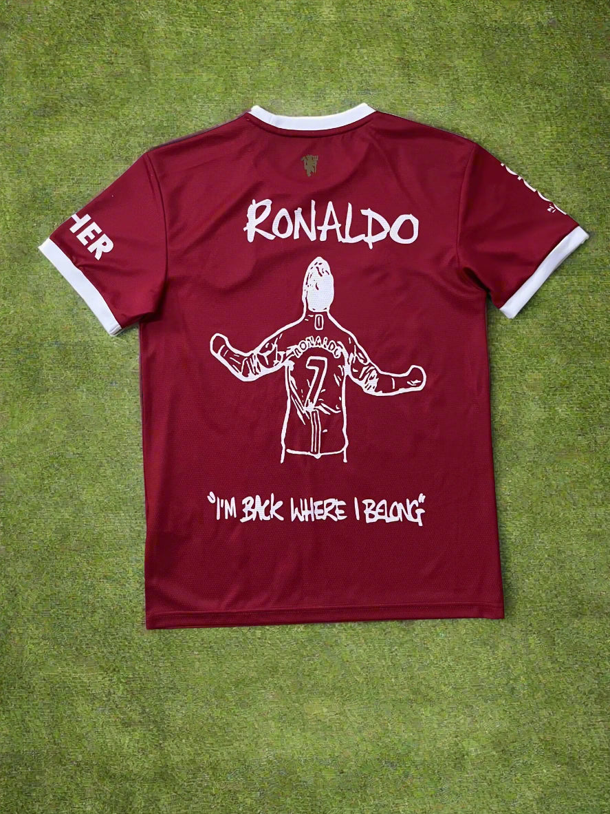 Cristiano Ronaldo Legend Manchester United Special Jersey Soccer Kit Trikot Maillot Soccer Shirt