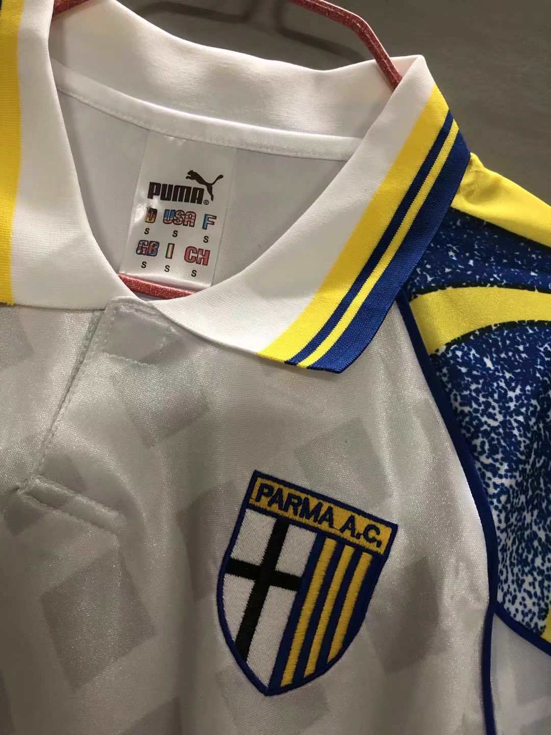 Parma Calcio 1995-1997 Season Home Football Retro Jersey Trikot Maillot