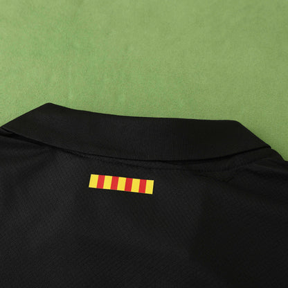 FC Barcelona 2024-2025 Season Away Black Football Jersey Trikot Maillot
