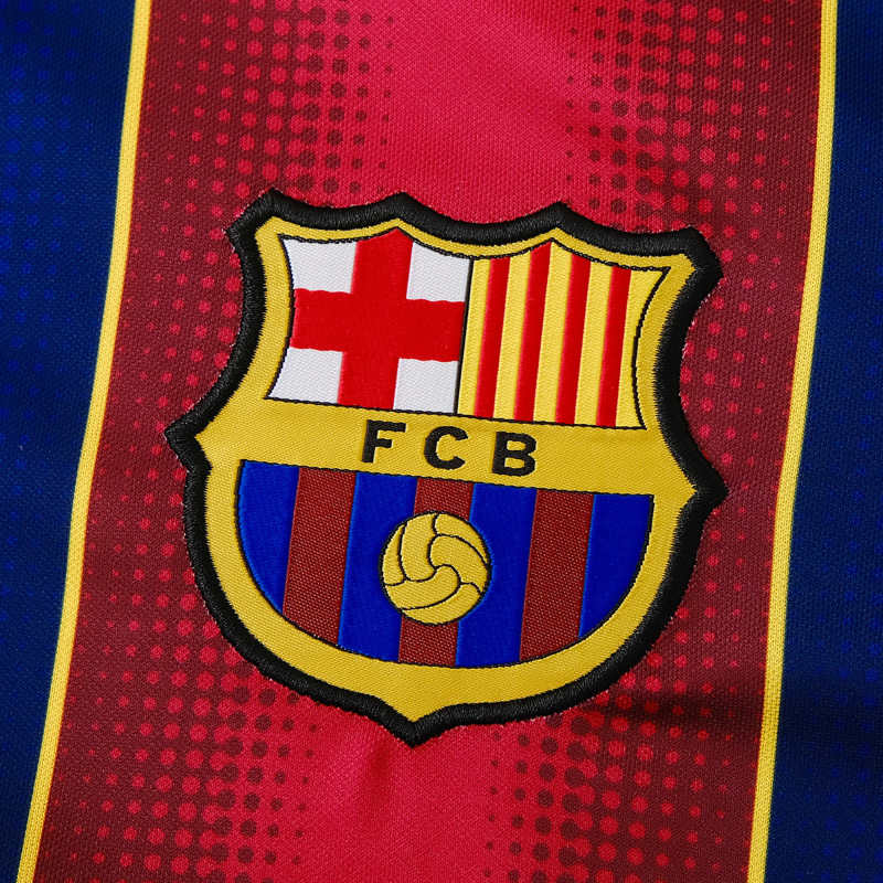 Barcelona 2020-21 Season Home Retro Jersey Trikot Soccer Shirt