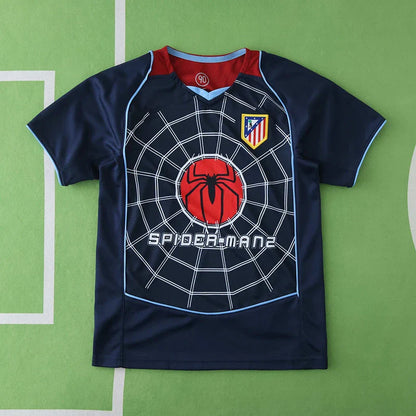 Club Atlético de Madrid 2004/05 Away Retro Kids Kit Jersey KinderTrikot Maillot Enfant Soccer Shirt